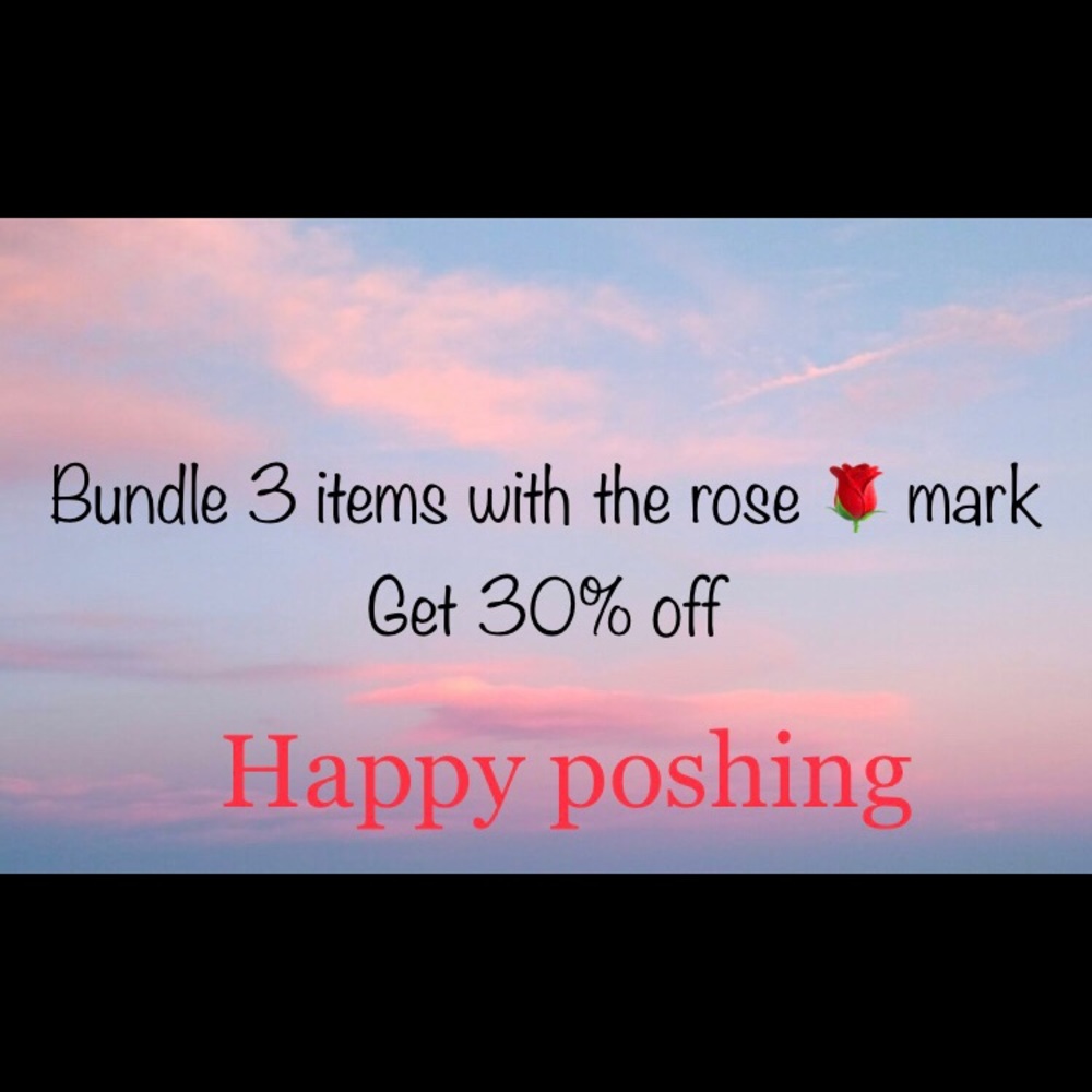 Bundle 3 items with the 🌹 mark, get 30% off